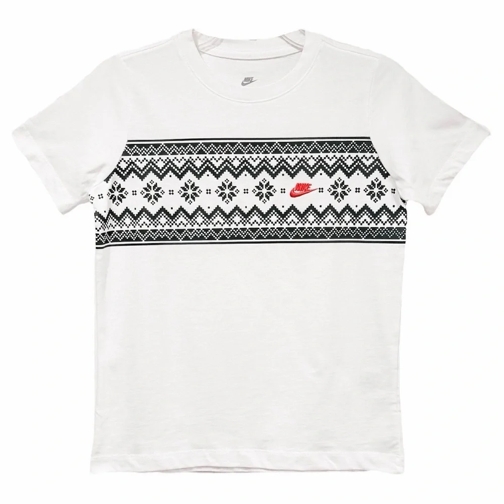Nike Sportswear Fair Isle Crewneck T-Shirt Big Kids Unisex